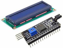 Ihc 16 * 2 LCD Blue with I2C module for Arduino Electronic